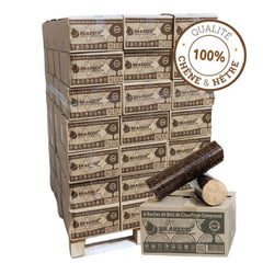 Bois Densifié Premium – Palette de 80 cartons (environ 960 kg)