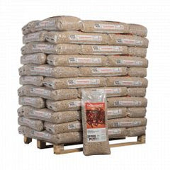 Duitse pellets - Pallet met 66 zakken van 15 kg
