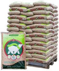 PAULS pelletpallet met 70 zakken van 15 kg = 1.050 kg