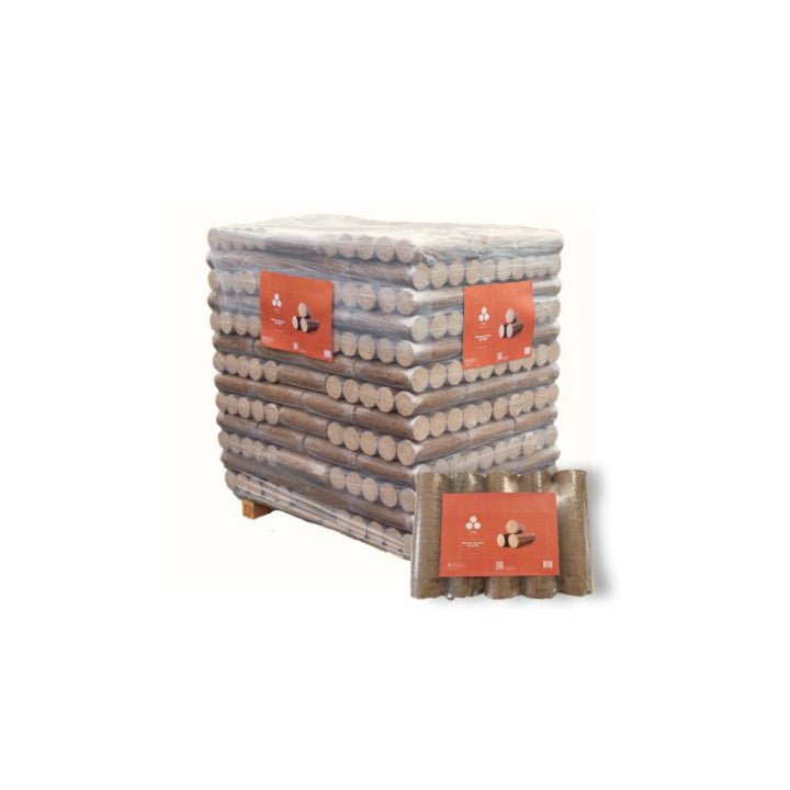 Bois Densifié Premium – Palette de 96 paquets (environ 925 kg)