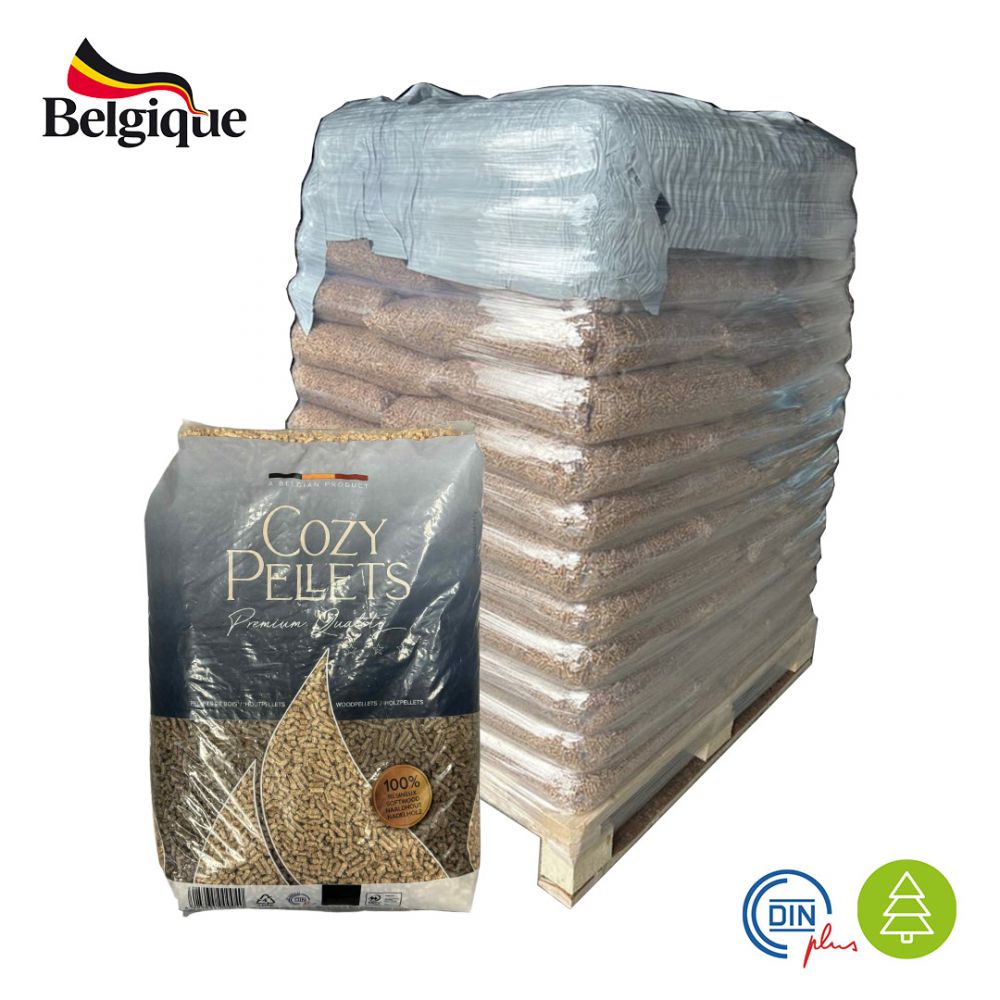 COZY pelletpallet, 65 zakken/pallet