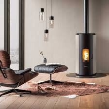 🔥 Poêle à pellets étanche – Termovana LOUVRE 9.0